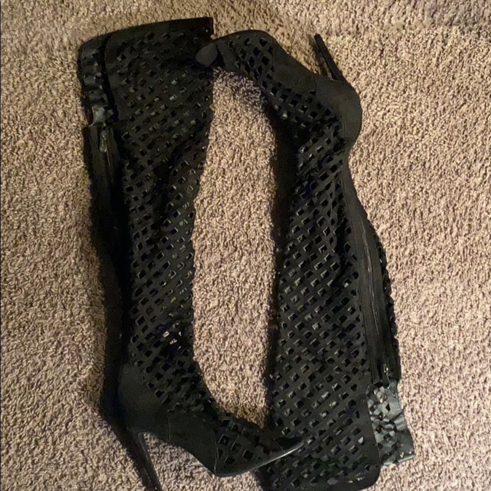Black Thigh boot
